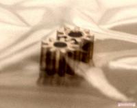 Motorritzel 11Z  11Z Ø5,5mm Messing f.Motorwelle Ø2,0mm f.Slotcars 1:32