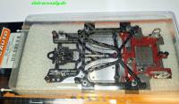 Slotcar-Chassis-Set 1:24 SCALEAUTO Sport L Long Type Pro Chassis Sidewinder-Fahrwerk Alu-Carbon-Stahl m.Radstand 104-134mm f.Short Can-Motor 