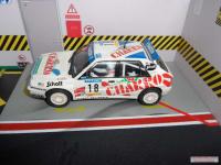 Lancia Delta Integrale #18 CHARRO Rally Costa Brava 1992 J.Puras SCX 1:32  Colección Altaya 