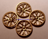 Felgeneinsatz 19,1 mm BBS GT3 (Satz vo. + hi.) gold