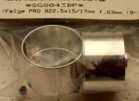 Felge Pro  D= 22.5 x 15 mm (17 mm) für 3 mm Achsen