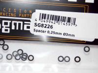 Achsdistanz   Kunststoff 0.25 für 3-mm-Achsen (20 Stück)