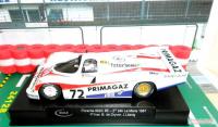 Porsche 962C LH, #72, 2.Platz Le Mans 1987  J Lässig P Yver B. de Dryver Slot.it 1:32 CA34E