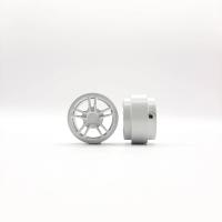 5 Doppelspeichen Design Alu Felgen Ø 15,8mm x 8,5mm weiss / white für Achse 2,38mm STAFFS357