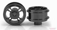 Alu-Felgen 4 Spoke 15.8 x 8.5mm schwarz  für Achse 2,38mm 