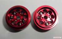 Alu-Felgen Minilite-Design15.8mm x 8.5mm rot für Achse 2,38mm STAFFS96