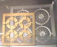 ProRace Felgeneinsatz BBS 17- D= 14.50 mm (4 St. mit Bremsscheiben) Photoätzteile