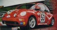 VW New Beetle Hippies Start Nr. 53  Decal 1:32