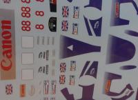 A.. R8 UK Team Veloqx Decal 1:32