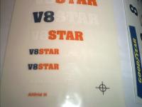 Jaguar V 8 Star -Guest Car-. Decal-Klebebogen für Klarsichtkarosserien in 1:24