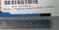 Karosserieträger Grundplattenset Carbon für Super24 SLP2