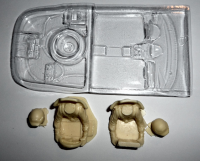 Fahrereinsatz Rally Lexan mit 2 Resine Fahrer WRC Peugeot 206)