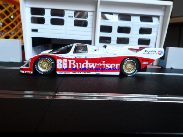 Porsche 962 IMSA Budweiser #86 1st 12h Sebring 1987 Fahrer: Bobby Rahal, Jochen Mass und Bruce Leven