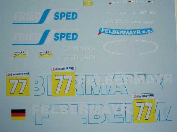 Porsche 911 GT3 Felbermayer Start Nr:77 Le Mans 2009