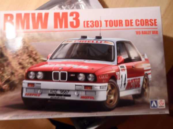 BMW M3 E30 2.Rally Tour de Corse 1989 #14 Fahrer: Francois Chatriot / Michel Perin BEEMAX Kit 1:24