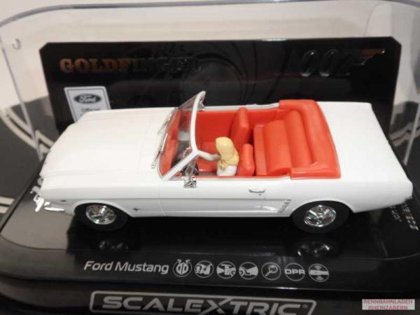 Ford  Mustang Cabrio  James Bond Ford Mustang Goldfinger High Detailed Body, Scalextric 1:32 C4404
