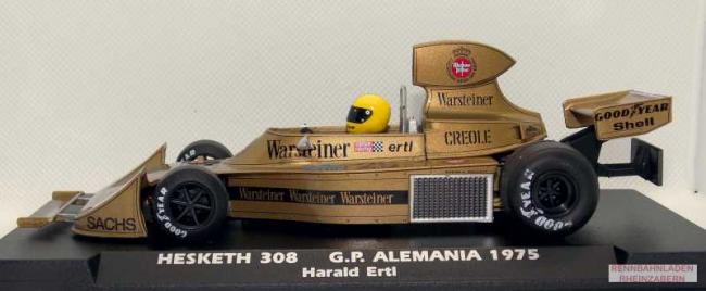 Hesketh 308 #25 F1 G.P.Deutschland 1975 Warsteiner H.Ertl sehr rar!