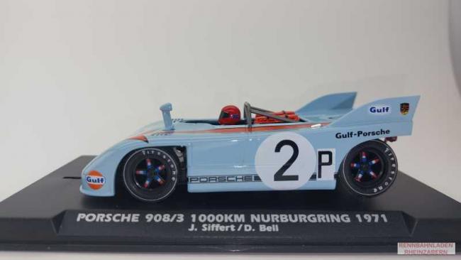 Porsche 908/3 #2  1.000KM Nürburgring 1971 J.Siffert/D.Bell FLY A2064 Slotcar 1:32 analog