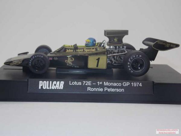 Lotus 72E Monaco 1974 No. 1 Slotcar 1:32 analog POLICAR