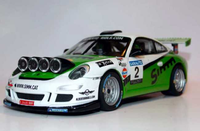 Porsche 911 RALLY "Orriols" SCX 1:32  Auslaufmodell Restbestand