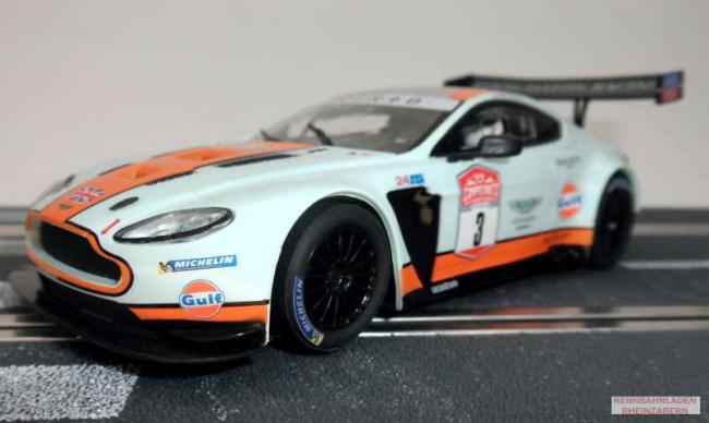 Aston Martin Vantage GT3 GULF  Driver  Martin José Borda Mingo  #3 Historic races.SCX 1:32