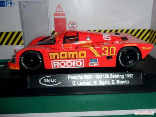 Porsche 962 C Joest Racing 1992 MOMO 3rd 12 Hours of Sebring Oscar Larrauri, Massimo Sigala and Gianpiero Moretti CA52B