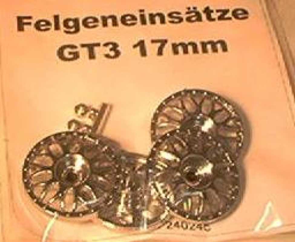 Felgeneinsatz Ø17mm BBS GT3R Kreuzspeiche verchromt