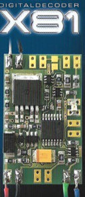 Digital Decoder Eicker X81 mit Kabel für geeignet für Carrera Digital132 / 124