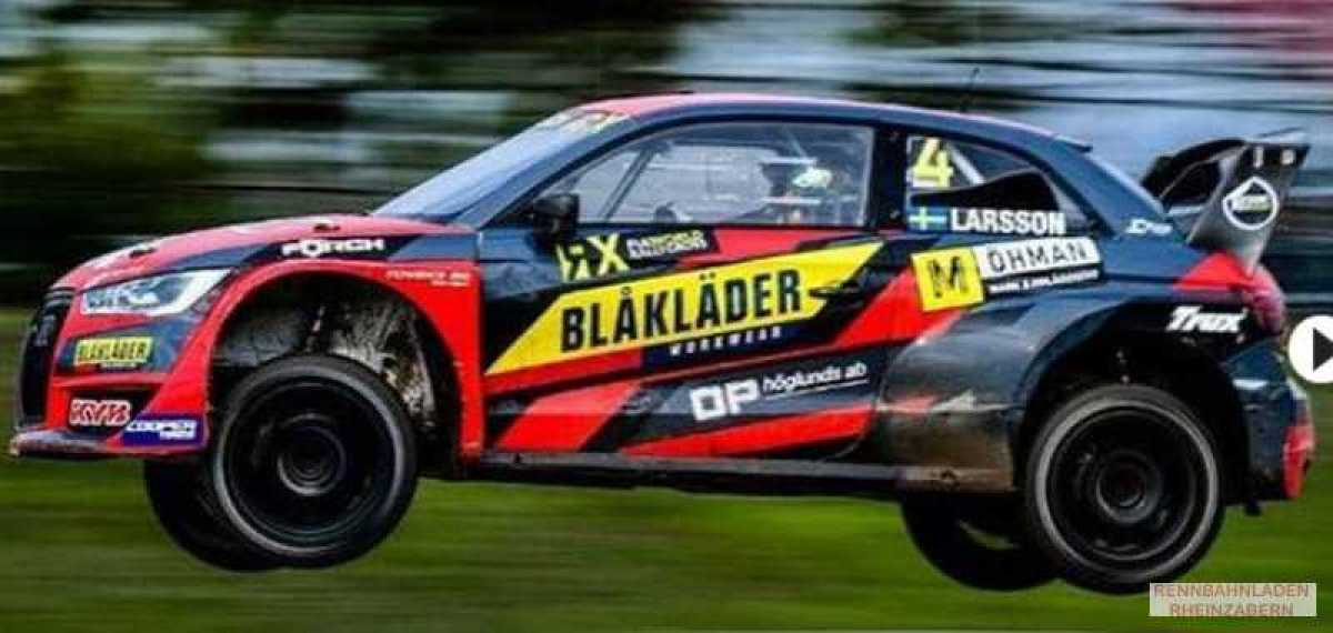 Audi S1 WRX Blaklader Robin Larsson #4 KYB Team JC FIA World Rallycross Championship 2020 Auslaufmodell Restbestand