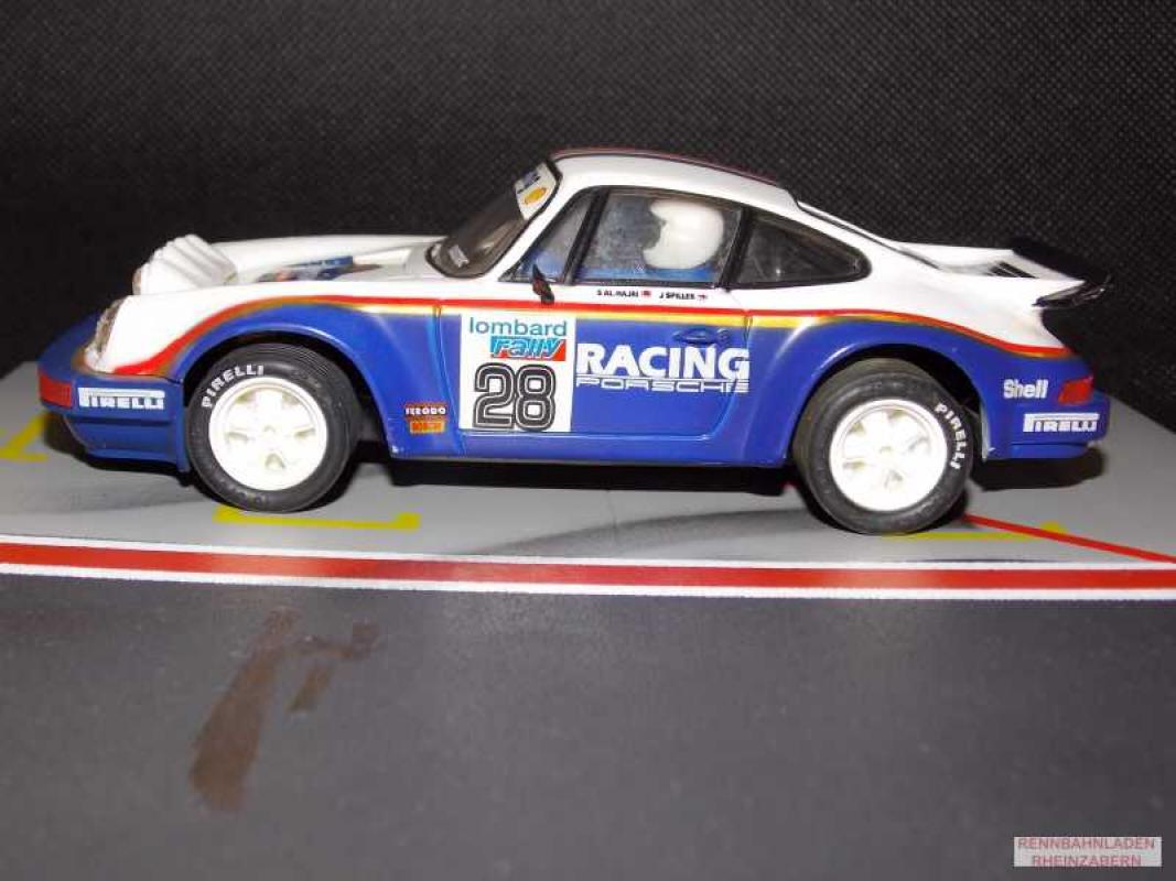 Porsche 911 SC RS al-Hajri/Spiller 1984 Lombard RAC rally SCX Colección Altaya ohne Box