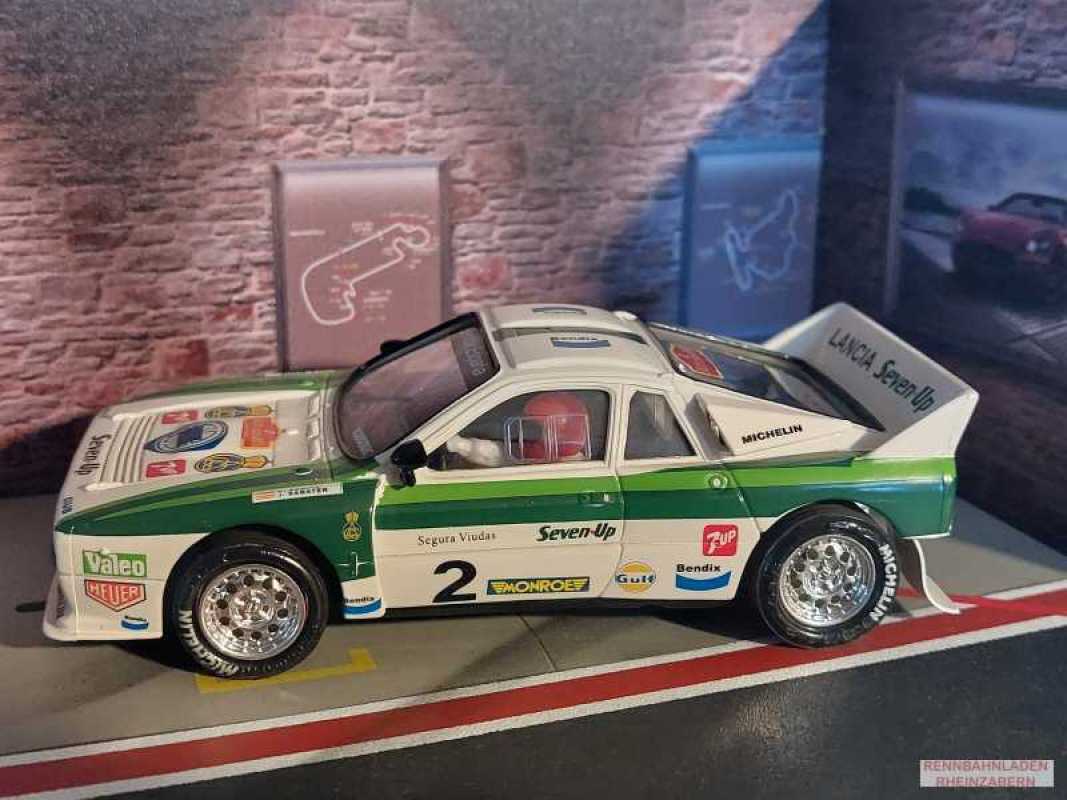 Lancia 037 #2 S.Servia-J.Sabater Rally Catalunya 1986 Colección Altaya Seven-up Jolly Club Scalextric Neu! ohne Box