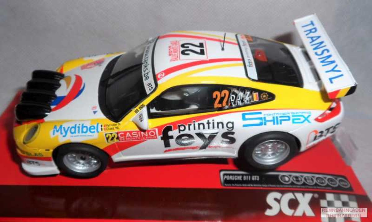 Porsche 911 GT3 Rally Monte Carlo Marc Duezn#22 SCX 1:32 SCX10219