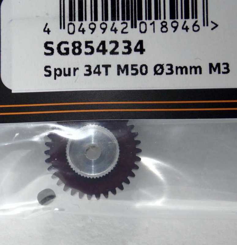 anglewinder spur gear 34t for 3mm axle SIGMA